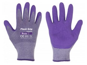 Rękawice ochronne FLASH GRIP LAVENDER lateks rozm. 8