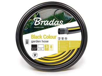 Wąż ogrodowy BLACK COLOUR 3-warstwowy zbrojony 3/4'' 50m