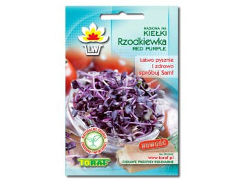 Kiełki Rzodkiewka Red Purple 10g