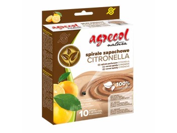 Spirala zapachowa Citronella Agrecol 10 szt.