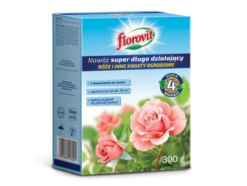 Nawóz długo działający do róż i innych roślin kwitnących - Florovit 300g