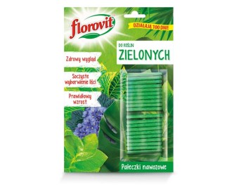 Pałeczki nawozowe do roślin zielonych - Florovit 20szt.