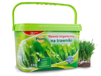 Nawóz do trawników naturalny organiczny PLANTA 3kg