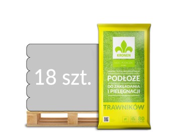 Podłoże do zakładania i pielęgnacji trawników 80l Kronen - paleta 18 worków