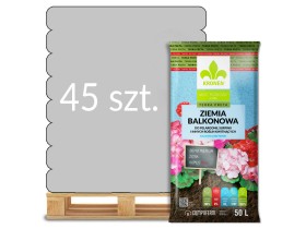 Ziemia balkonowa bez torfu TERRA PRETA 50l Kronen - paleta 45 worków