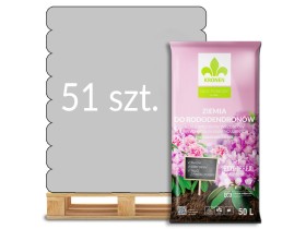 Ziemia do rododendronów, azalii, hortensji 50l Kronen - paleta 51 worków