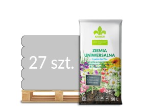 Ziemia uniwersalna z nawilżaczem i ECOFIBREX 50l Kronen - paleta 27 worków